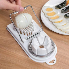 2-in-1 Double-Head Egg Cutter and Slicer