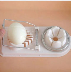 2-in-1 Double-Head Egg Cutter and Slicer